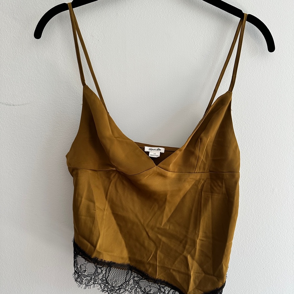 Kimchi Blue Crop Camisole with Spaghetti Straps
